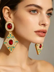 New Vintage Bohemian Pumpkin Pattern Drop Earrings, Perfect for Christmas, Halloween, Summer, Winter, Valentine's Day, Birthday Gifts