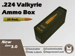 Ammo Storage Box .224 Valkyrie - 20 Round