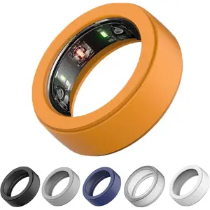 Protector Compatible with Oura Ring Gen 3, Elastic Cover for Men and Women (Yellow, S(6/7/8))