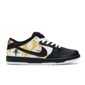 Nike Men's SB Dunk Low Raygun Tie-Dye Black Skateboarding Shoes, from StockX