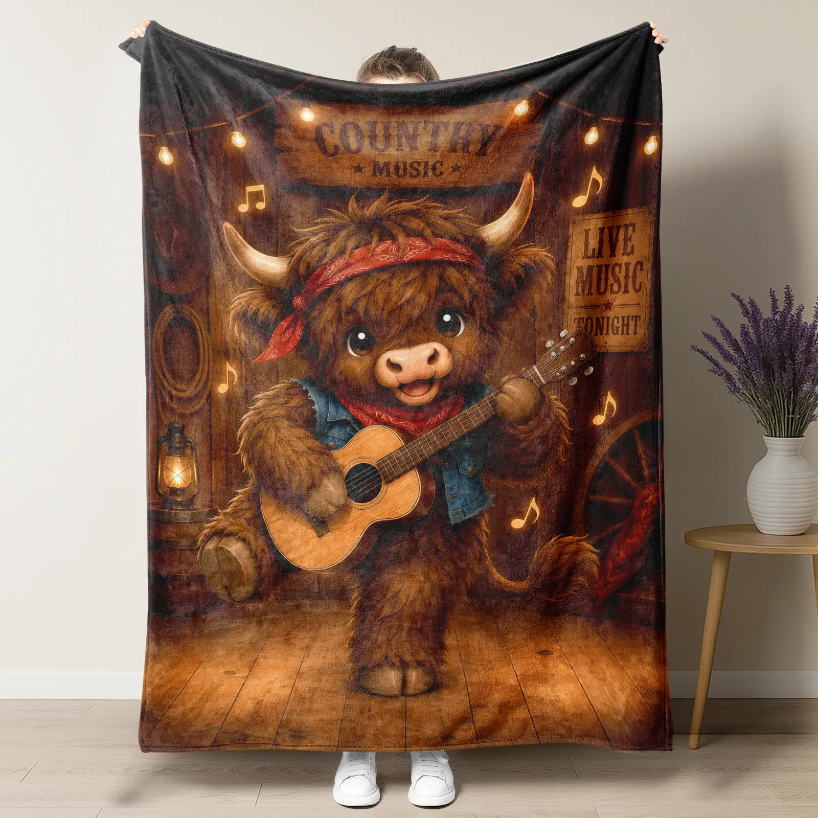 Rocky Moo Blanket