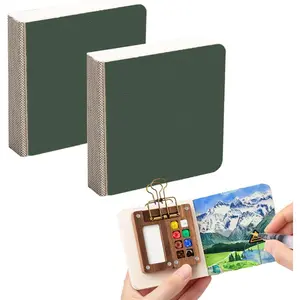 Mini Drawing Sketchbook Small Travel Watercolor Set Notebook Paper Blank Square Portable Travel Art Pad Sketchbooks for Painting Student Supplies 3.14 * 3.14 in