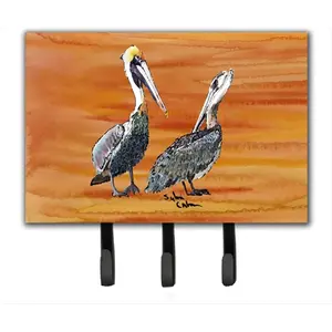 Carolines Treasures  6 x 9 In. Pelican Leash or Key Holder