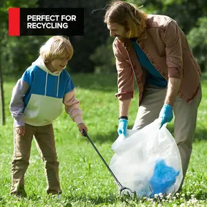 Clear Trash Bags - 55-60 Gallon (300 Bags)