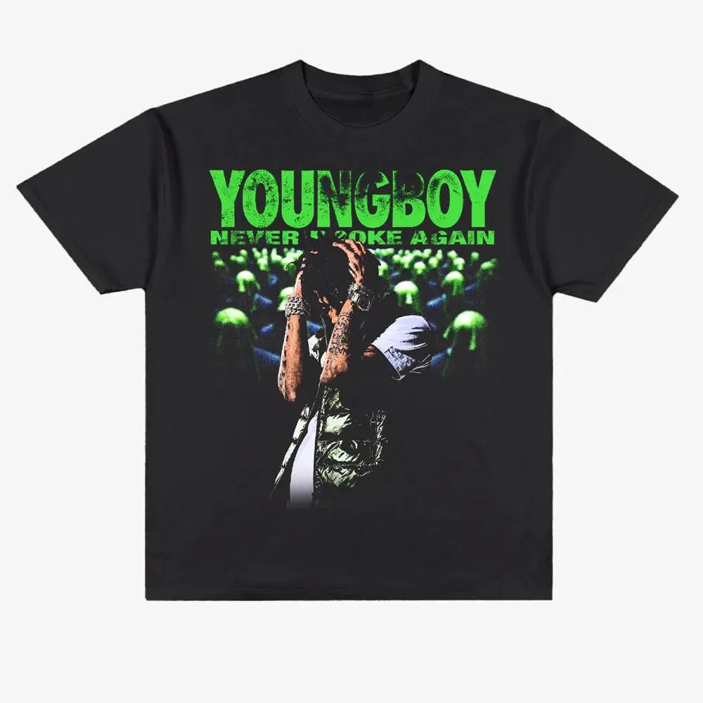 YoungBoy Never Broke Again Vintage Music T-Shirt, Trap Rap Graphic Tee, Heavy Cotton Apparel