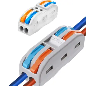 10PCS Conductor compact connector, lever wire connector assortment pack electrical connector kit