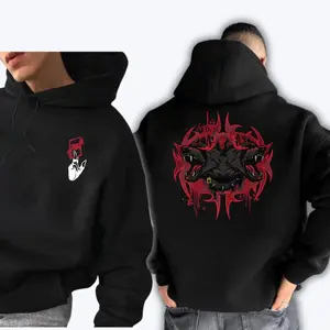 Arcane Pitfighter Hoodie, Sweatshirt, T-Shirt 2 Sided Anime Streewear Men'S And Women's Sports wear, Top Pullover Tops, Classic Cotton B0ELE