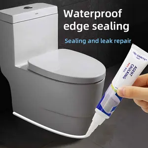 Seam Beautifying Agent for Ceramic Tiles & Floors, Durable Sealing Solution for Kitchens & Bathrooms, Easy Application Paste, Hydrophobic Sealant, Invisible Waterproof Sealant