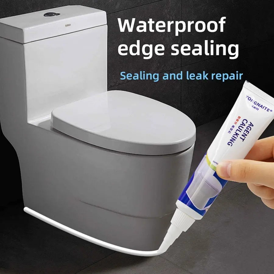 Seam Beautifying Agent for Ceramic Tiles & Floors, Durable Sealing Solution for Kitchens & Bathrooms, Easy Application Paste, Hydrophobic Sealant, Invisible Waterproof Sealant
