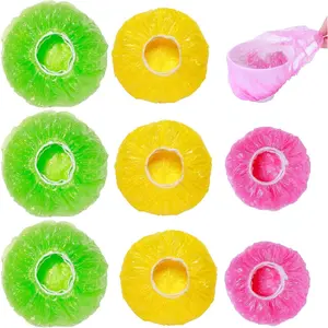 Bowl Covers Plastic Elastic Wrap for  Storage   Covers Saran Wrap  Keeping Stretch Bags Bowl Covers for Bread Proofing for Family Outdoor Picnic Sourdough Baking(60)