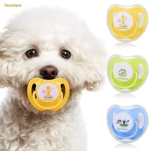 Dog Pacifiers for Small Dogs 3 PCS, Kitten Pacifiers, Puppy Teething Toys and Ca