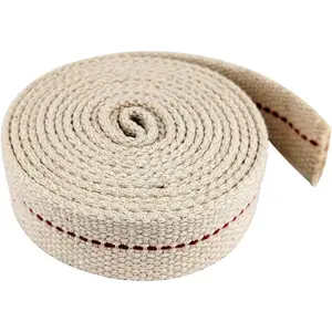 1 Roll/6.5 Feet Flat Oil Lamp Wick, 1 Inc Cotton Wick Replacement for Kerosene Burner, Lantern, Lamps (1, 1 inch)