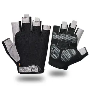 Thin Half-Finger Gloves for Men & Women, Anti-Slip Quick-Dry Sports Fitness Breathable Mountain Bike Gloves, Cross-Border Cycling Accessories