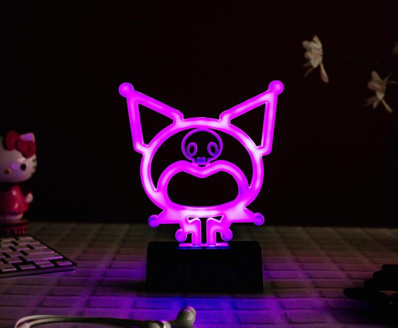 Sanrio Kuromi Silhouette 7-Inch LED Neon Mood Light
