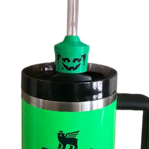 Boo Bucket Straw Topper for Stanley or Water bottle 10mm Halloween