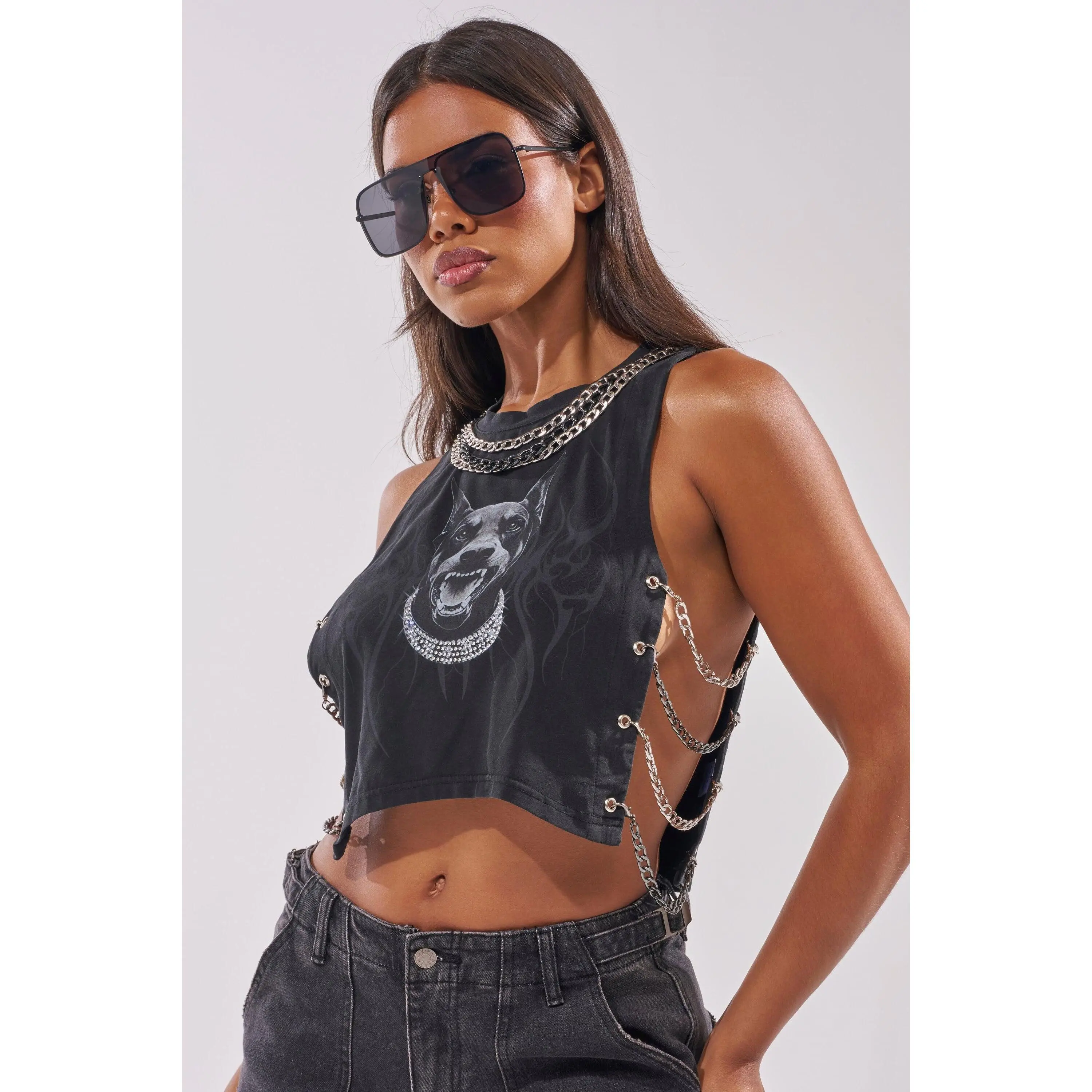 GOT THAT DOG IN ME EMBELLISHED TANK