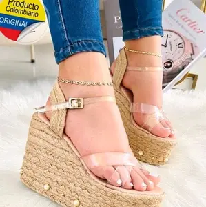 ESRRELLA -Hearts sandals handmade platforms  oh hight  quality and confort