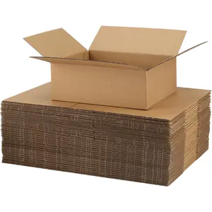 8x6x3 Shipping Boxes for Small Business, 25 Packs Corrugated Cardboard Boxes for Shipping Packing Mailing