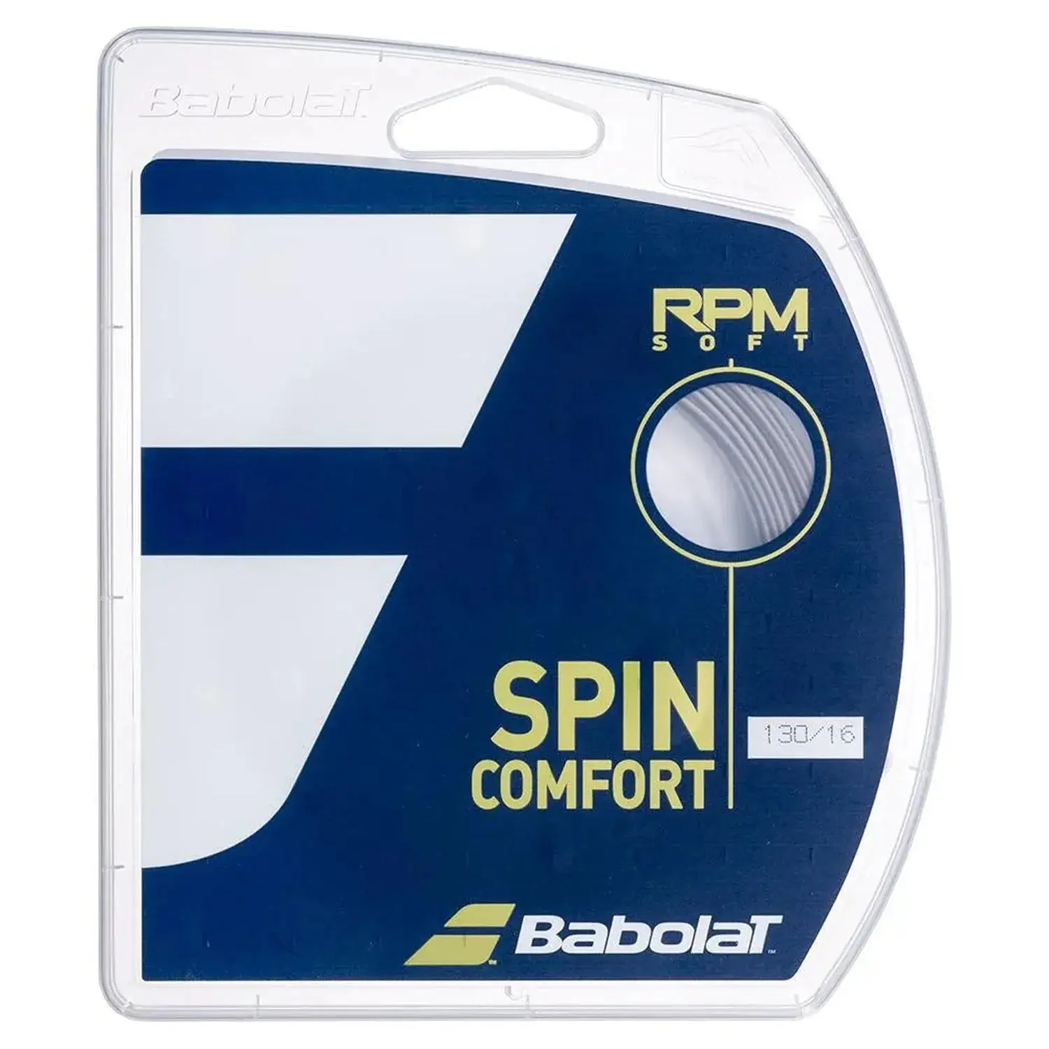 Grey Co-Polyamide Tennis String for Sports Rackets - Soft Feel with Enhanced Durability, Ideal for String Breakers, 16G/17G Gauge, Tennis Racket