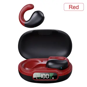 Wireless Ear Clip Bone Conduction Headphones Bluetooth 5.3 Earbuds Sport headset
