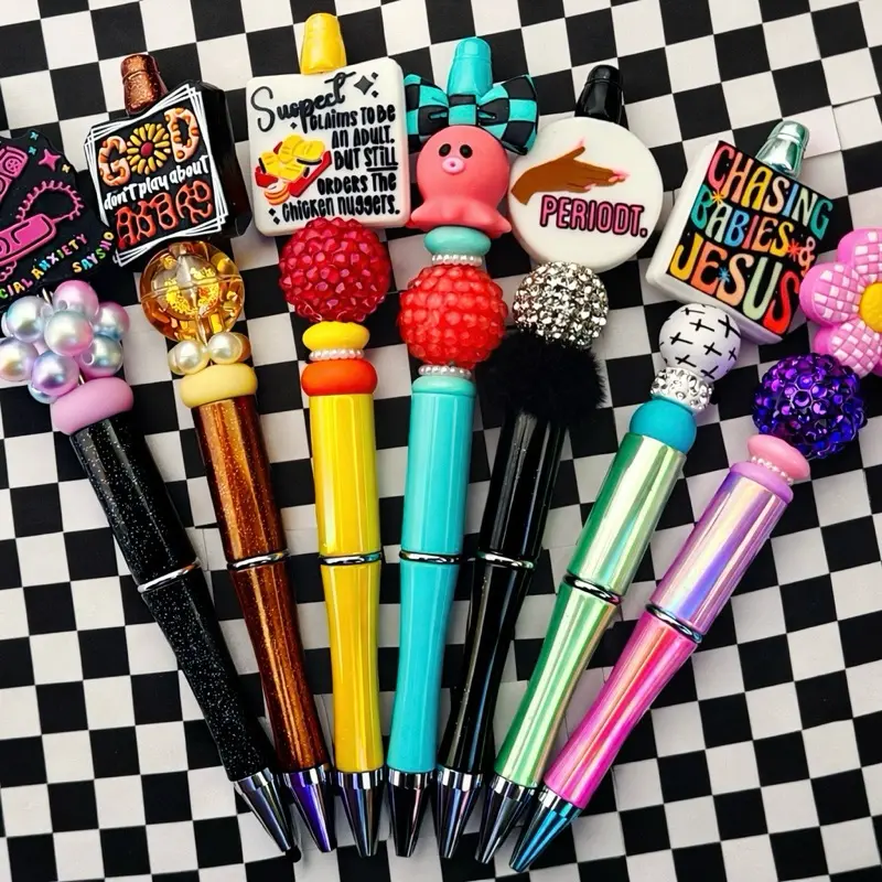 Beadable Pens ebliss - Purchase of 5+ Pens for Crafting and Journaling