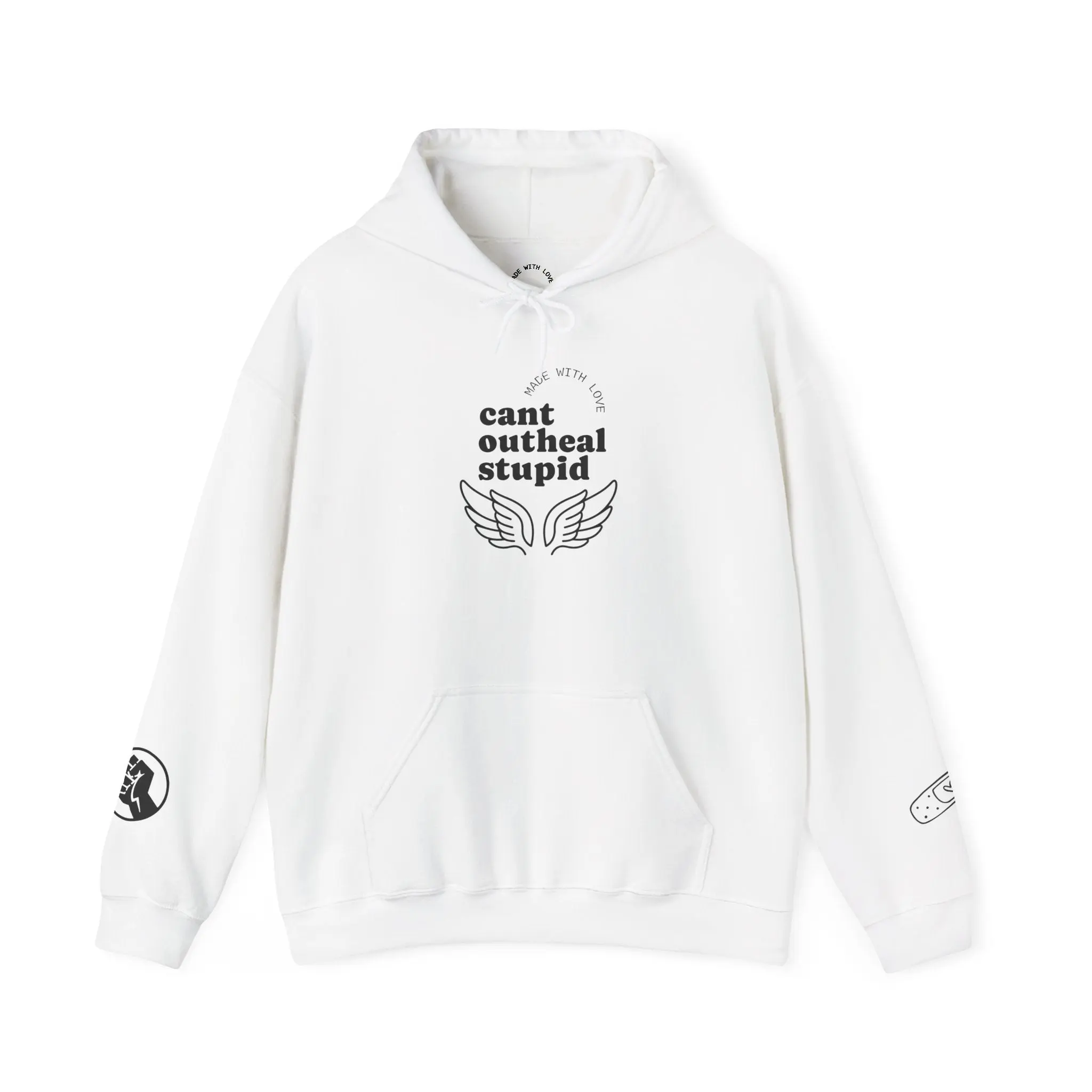 Can't Outheal Stupid — Overwatch Mercy Hoodie