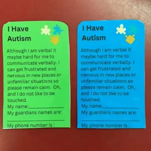 Autism Cards ( Verbal / Non Verbal)