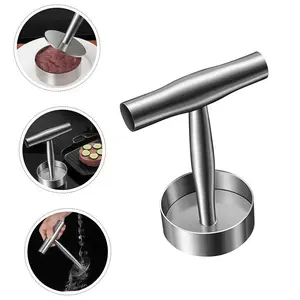 1PCS Hamburger Patties Mold, Manual Press Tool for Making Beef, Pork, Rice and Grilled Meat, Easy to Use-MM1