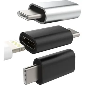 3 Pack USB C Male to Lightning Female Adapter, Compatible with iPhone 12, 11 Pro Max, iPad Air, Samsung Galaxy Note S20, S21 - DURABLE & CONVENIENT