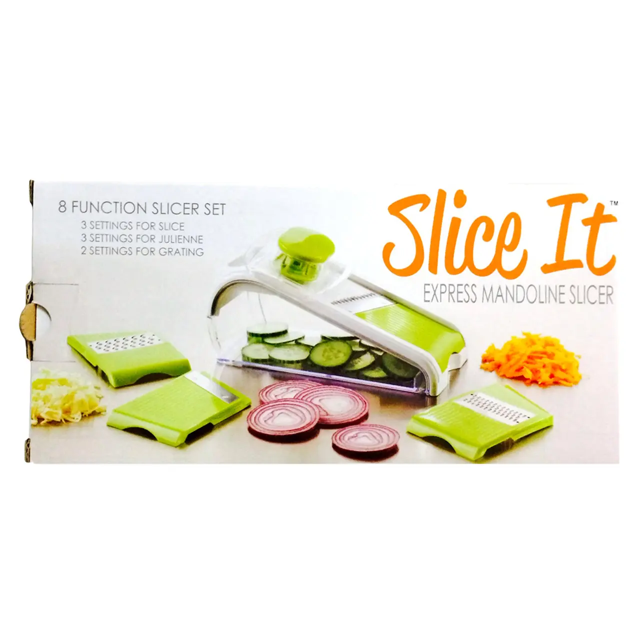 Slice It Express Mandoline Slicer 8 Function Slicer Set