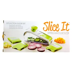 Slice It Express Mandoline Slicer 8 Function Slicer Set