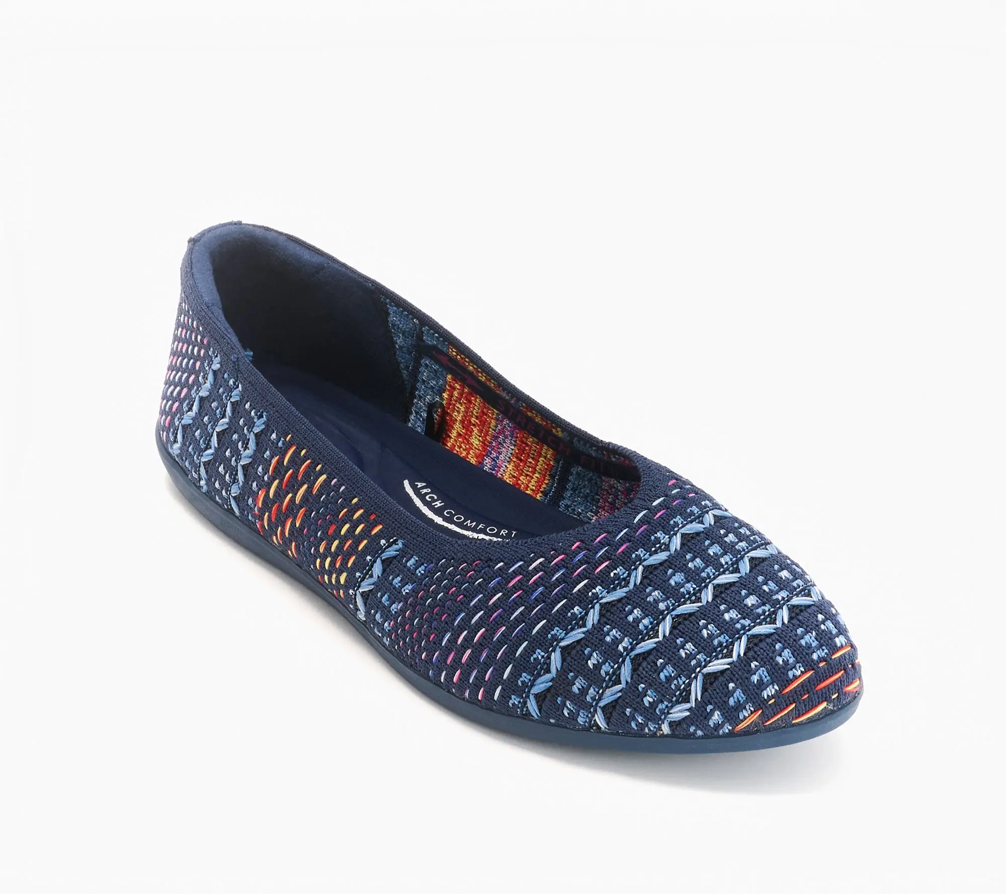 Skechers Cleo Walk Recycled Washable Multi Woven Flats Skechers Cleo Walk Recycled Washable Multi Woven Flats