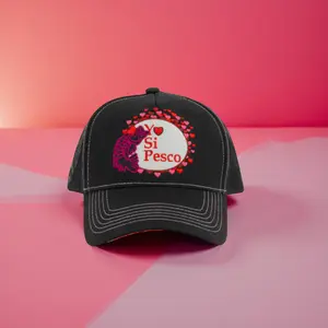 Fisher Person Bass Shop Patch Hat for Husband Unisex Classic Style High-Quality Comfortable & Durable Mesh Adjustable