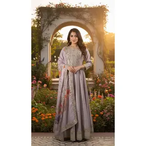 Anarkali Style Gown 2 Piece Set
