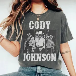 Retro Cody Johnson Tshirt, Nashville Shirt, Western Shirt, Country Music Shirt, Gift For Fan Unisex T-Shirt, Menswear Womenswear Streetwear Top, Vintage Shirt ERJ