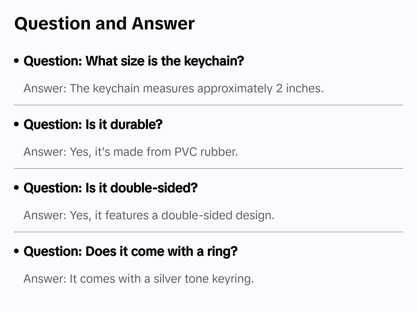 I'm Trash PVC Keychain