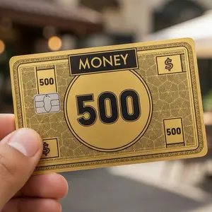 (2 Pack) Funny Board Game Money Debit Card Skin High-Quality Vinyl Decal Credit Card Cover Scratch-Resistant Water-Resistant Everyday Accessories