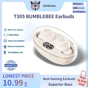 (Special Warranty Free 14-Day Trial) ONIKUMA T305 Macaron Cute In-Ears Earbuds Music Earphones Deep Bass Music Earbuds Air Pods Airbuds