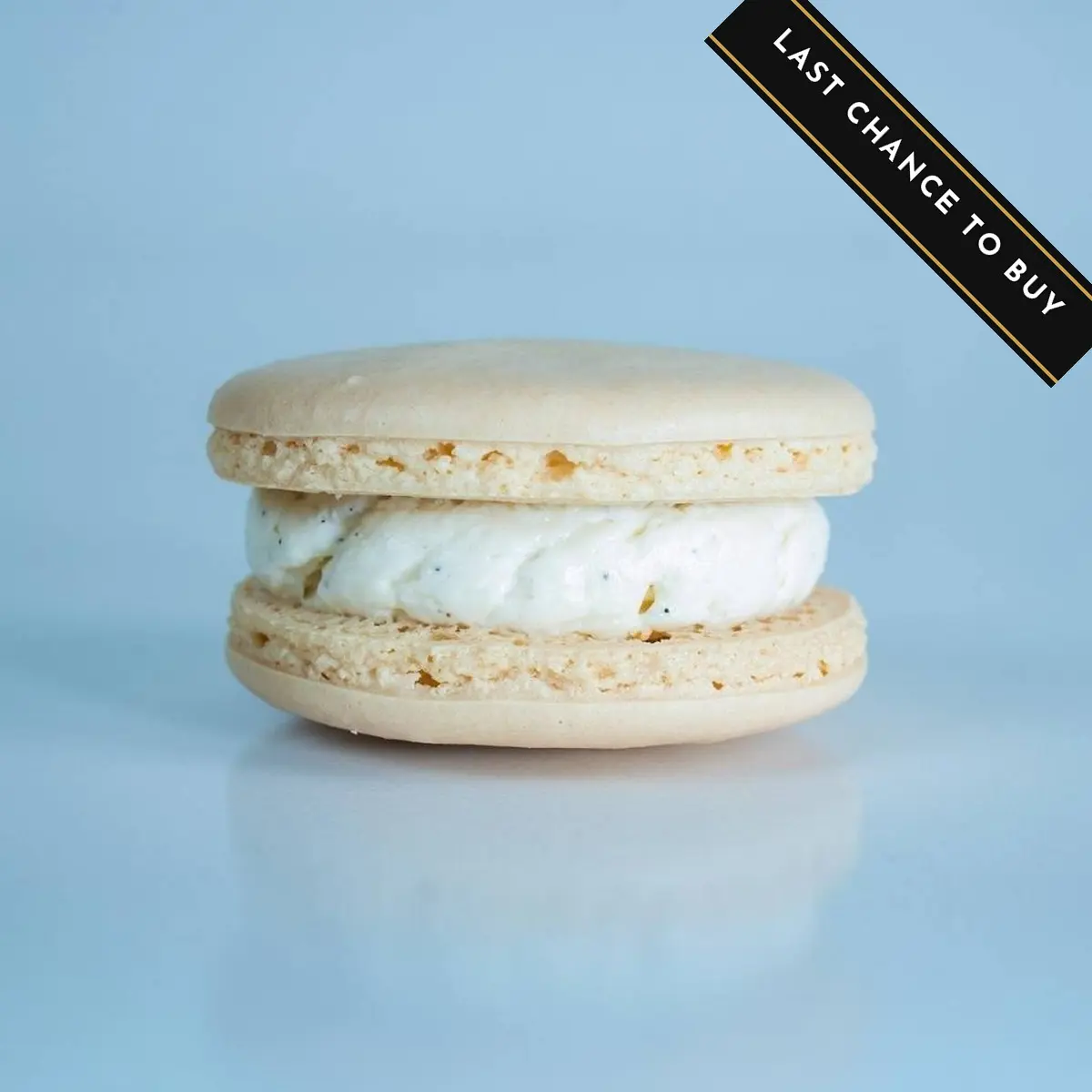 [LAST CHANCE TO BUY] Vanilla Bean French Macarons – Real Vanilla Bean Macaron Cookie Set, Gluten Free
