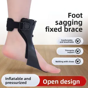 Foot sagging fixed hemiplegia medial valgus fixator protective gear Healthcare Tool Support Compression Black Airbag Left