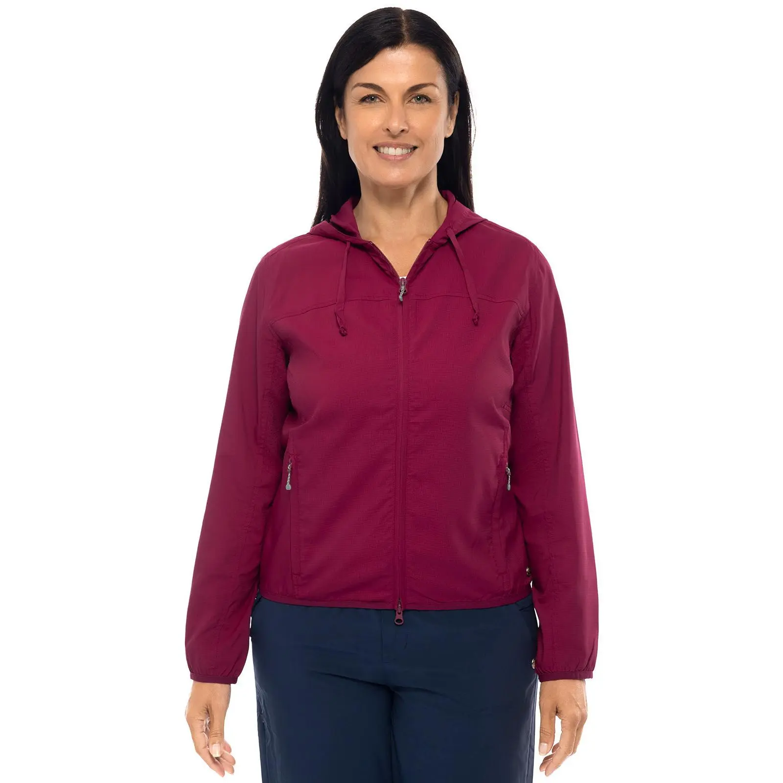 Women's Arcadian Packable Sunblock Jacket | Red Crush