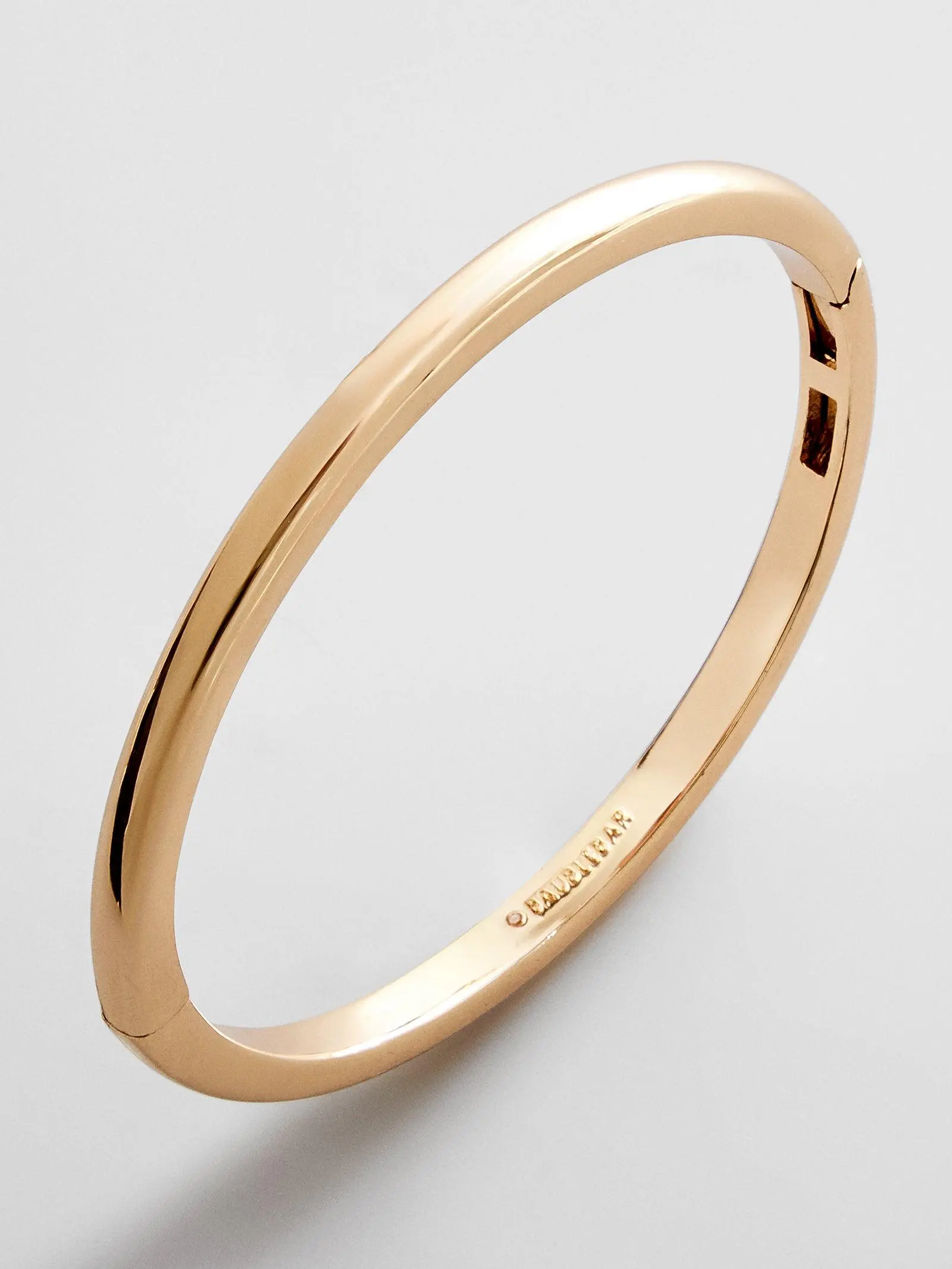 Nadia Classic Hinge Bangle - Classic Thin Gold (Copy)
