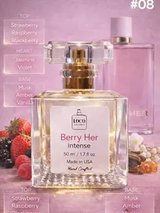 Berry Her Intense by LOCO | Oil Base | Strawberry Raspberry Blackberry | Jasmine Violet | Amber Musk Woods | Fragrance Perfume