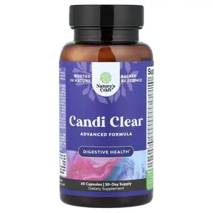 Nature's Craft Candi Clear, 60 Capsules