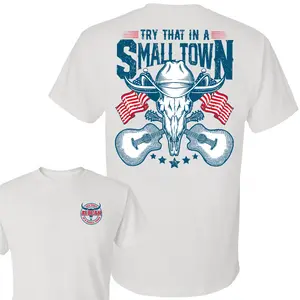 [Music Country Tee] - Try That in a Small Town Song Shirt - Jason Aldean Shirt - Country Music Shirt  - Gift for Friends