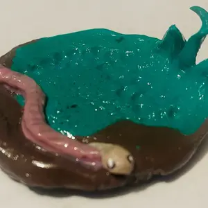 Worry Stone Cute Worm