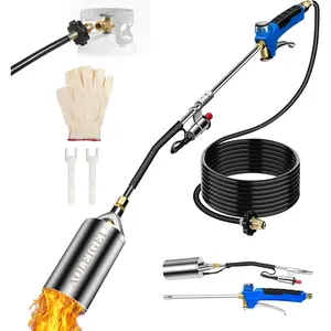 1,800,000 BTU Propane Kit - Weed Burner with 10FT Hose & Trigger for, Snow Melting, Repair, Ice Thawin