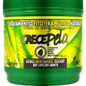 Crecepelo Natural Phytotherapeutic Hair Growth Treatment, 16. Oz