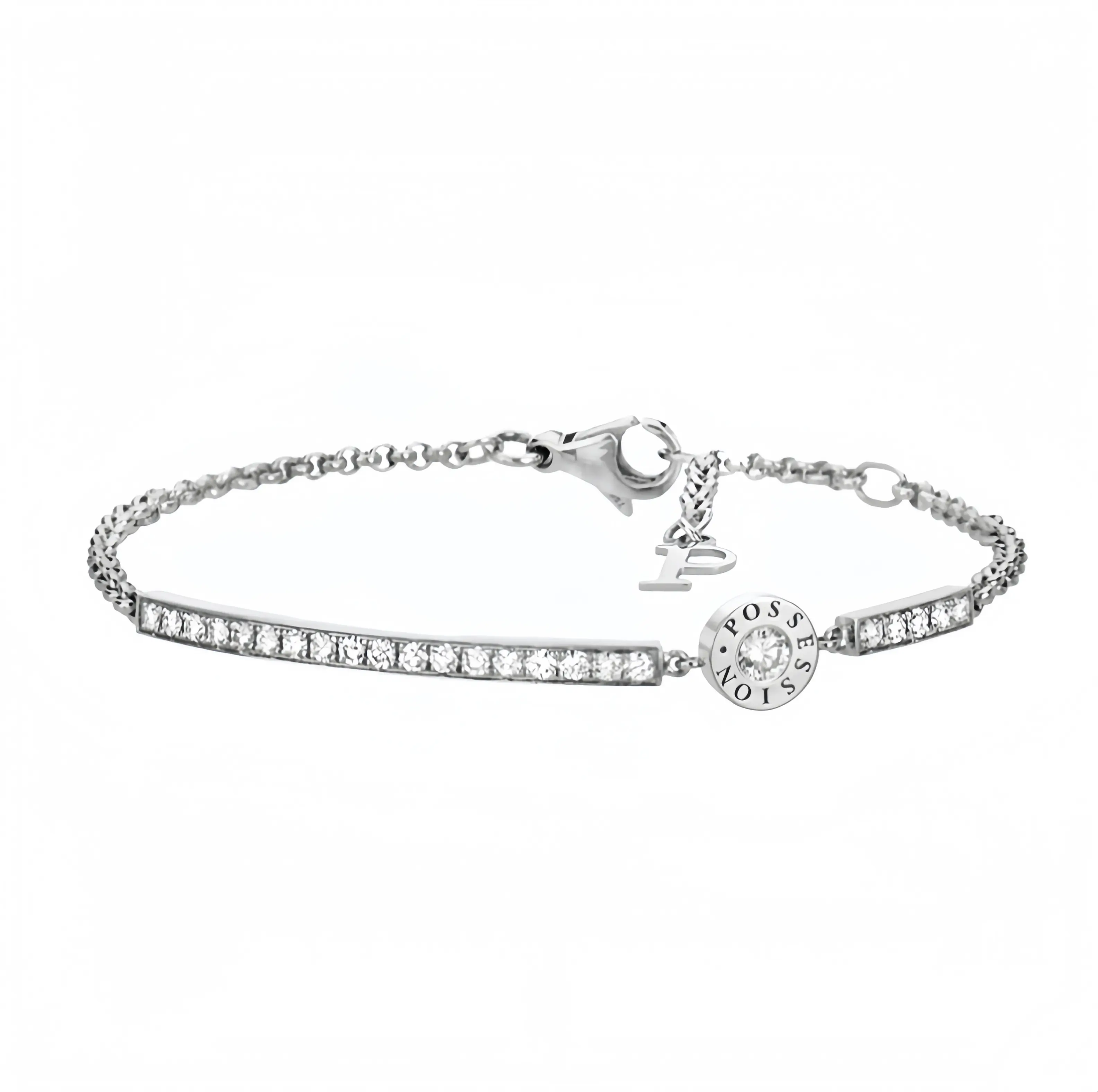 Pre-owned Piaget possession bracelet, 18k white gold, diamond,non full set