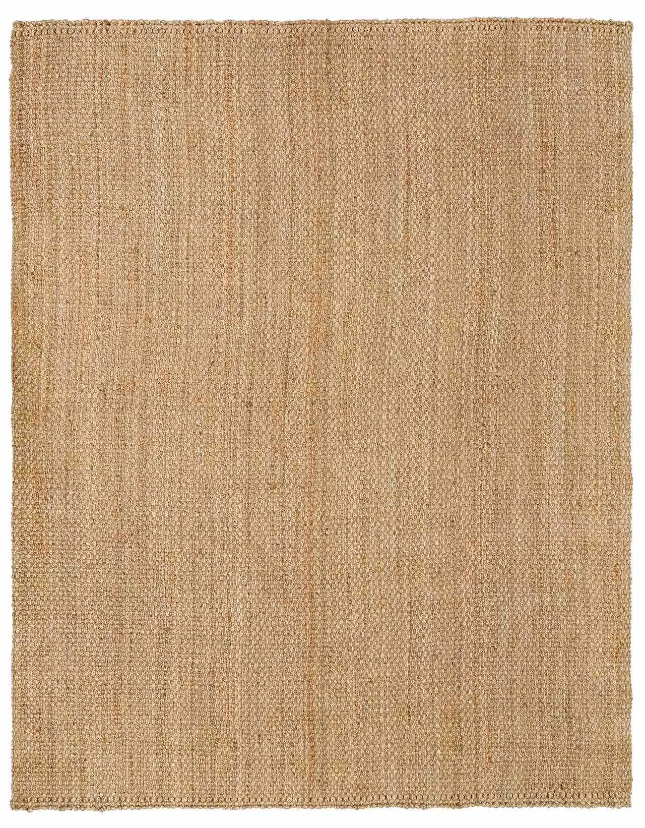 Herndon 100% Jute Rug - Natural Braided Weave Rectangle Area Rug for Living Room Decor, Home Offices, Artisanal Handmade Area Rugs
